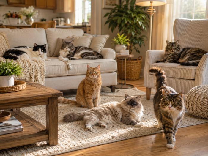 How to Organize a Multi-Cat Home and Reduce Conflict