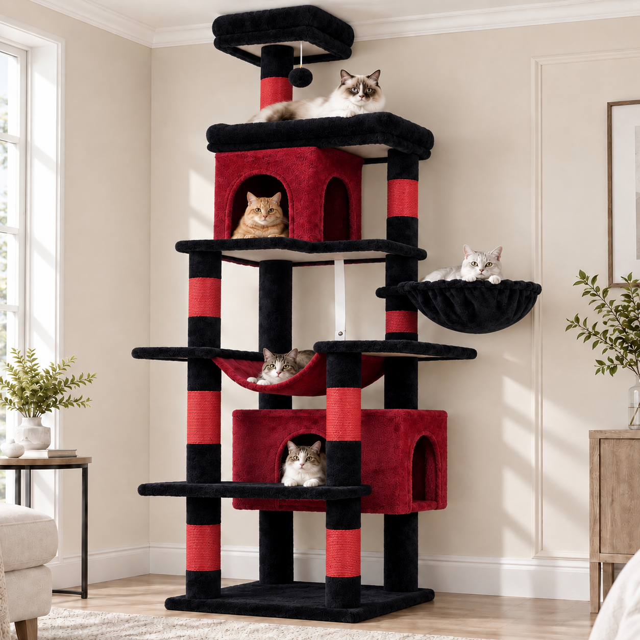 Cosy Cat Tree Living Room